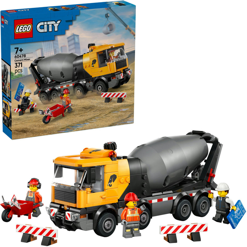 Afbeelding laden in galerijviewer, Lego city great vehicles - cementwagen - 6+ jaar - inclusief figuren
