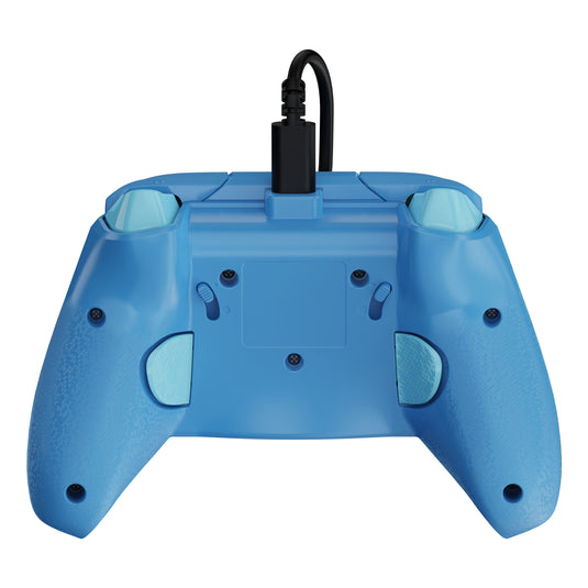 Turtle beach rematch geavanceerde bedrade controller (blue kitsune, xbox serie x|s, xbox one, pc)
