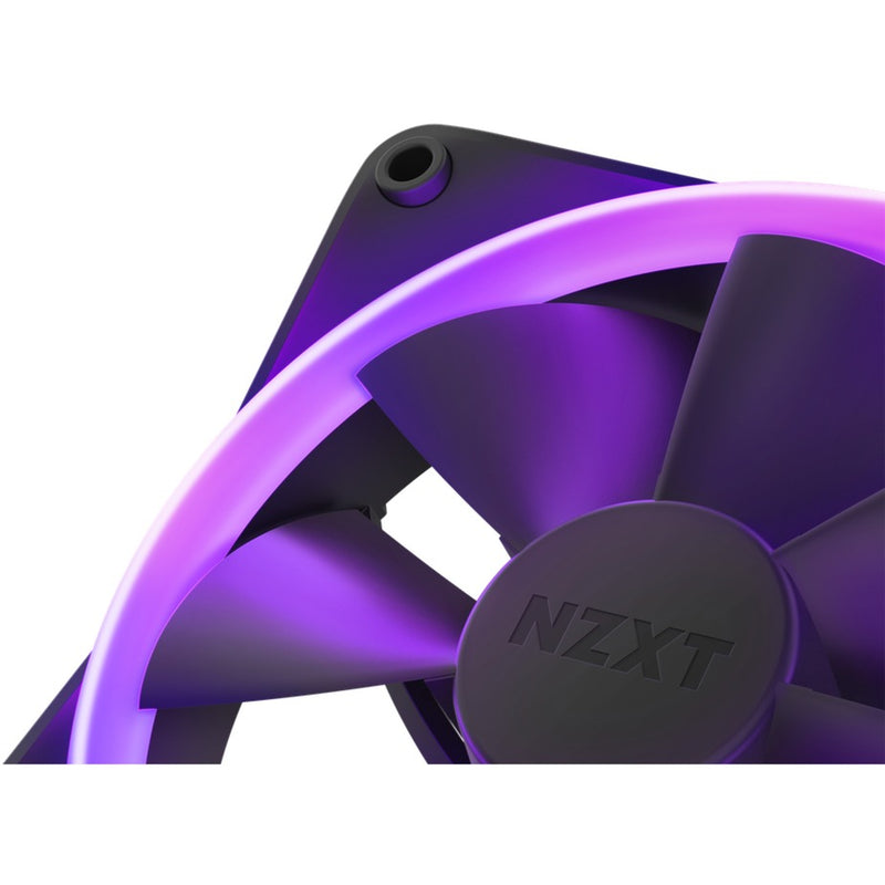 Afbeelding laden in galerijviewer, Nzxt f140 rgb case fans (zwart, 2 stuks, 140 x 140 x 26 mm, pwm, incl. controller)
