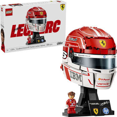Lego editions scuderia ferrari hp helm van charles leclerc - 43014