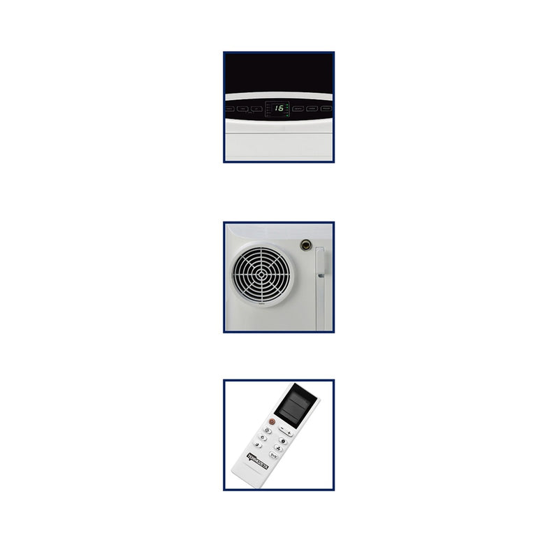 Afbeelding laden in galerijviewer, Termozeta airzeta clima c5 airconditioner (wit, koelvermogen 3,5 kw | 12000 btu h)
