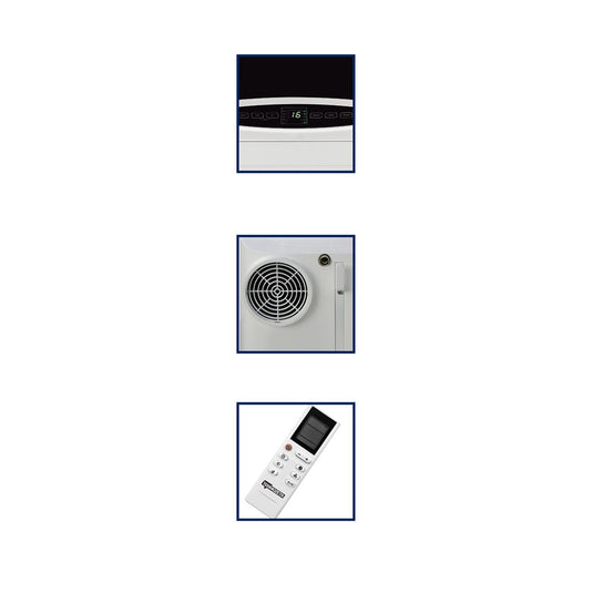 Termozeta airzeta clima c5 airconditioner (wit, koelvermogen 3,5 kw | 12000 btu h)