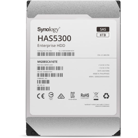 Synology has5300 8 tb harde schijf (sas 1200, has5300-8t)