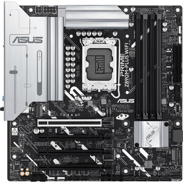 Asus prime z890m-plus wifi socket 1851 moederbord (raid, 2.5gb-lan, wi-fi 7, bt, sound, µatx)