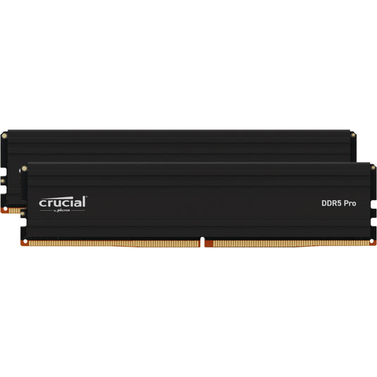 Crucial 64 gb ddr4-3200 (2x 32 gb) dual-kit werkgeheugen (zwart, cp2k32g4dfra32a, pro, xmp 2.0 )