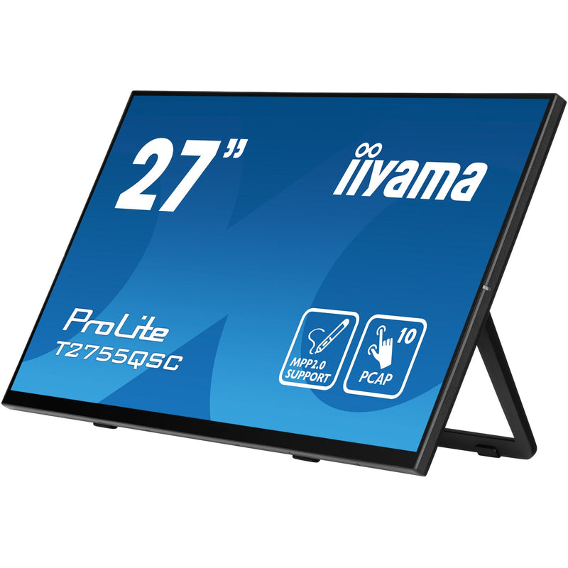 Afbeelding laden in galerijviewer, Iiyama prolite t2755qsc-b1 27 touchscreen monitor (zwart, 1x displayport, 1x hdmi, 2x usb-a)

