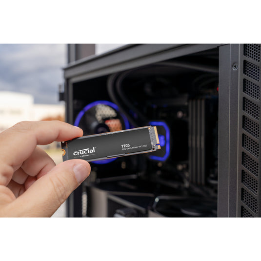 Crucial t705 4 tb ssd (zwart, pcie 5.0 x4, nvme 2.0, m.2 2280)