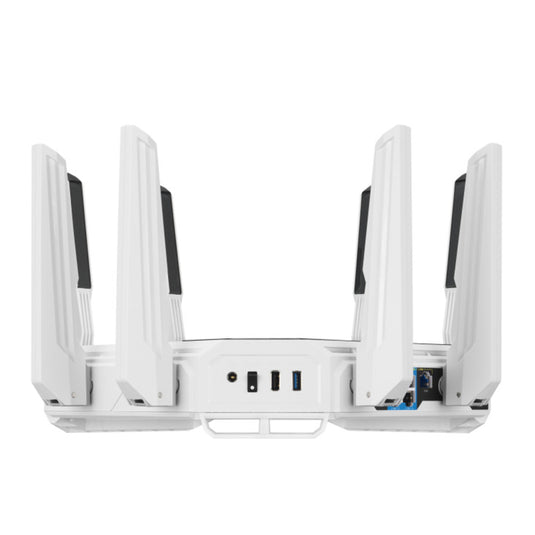 Asus rog rapture gt-be19000ai router (wit zwart)