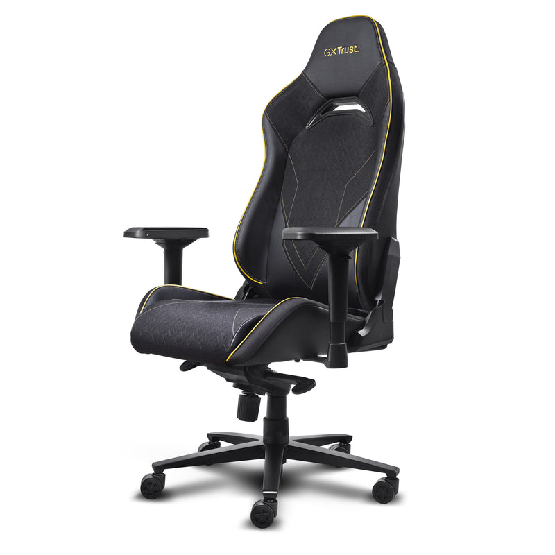 Afbeelding laden in galerijviewer, Trust gxt 721 ruya pro premium comfortabele gaming stoel (zwart geel)
