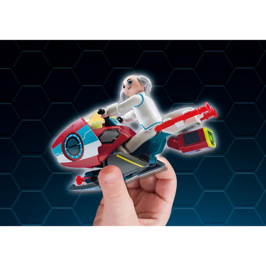 Playmobil super 4 - skyjet met dr. x robot constructiespeelgoed (9003)