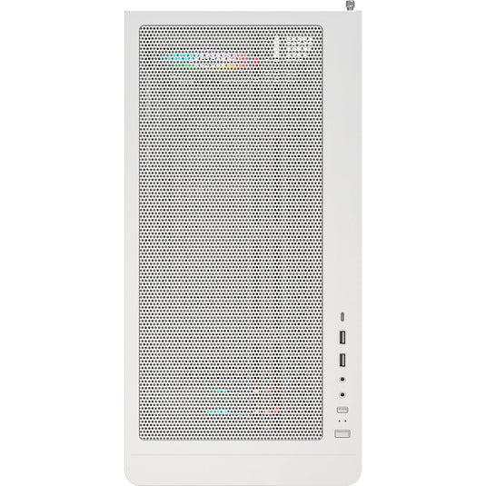 Montech xr wood midi tower behuizing (wit | 1x usb-a | 1x usb-c | rgb | window)