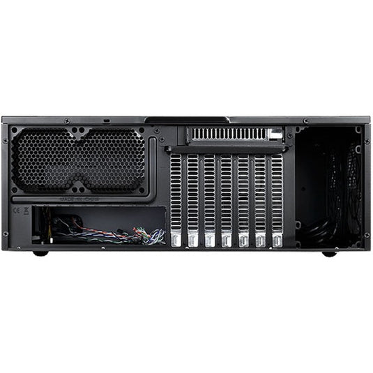 Silverstone sst-gd09b htpc behuizing (zwart | 2x usb-a)