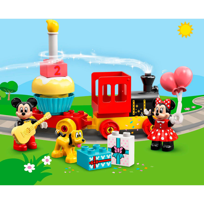 Afbeelding laden in galerijviewer, Lego duplo disney mickey minnie verjaardagstrein, bouwbaar speelgoed voor peuters 10941
