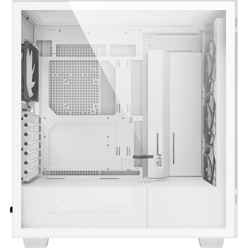 Afbeelding laden in galerijviewer, Sharkoon rebel c50 white rgb midi tower behuizing (wit | 2x usb-a | 1x usb-c | rgb | tempered glass)
