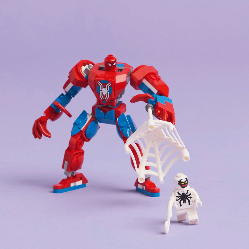 Afbeelding laden in galerijviewer, Lego marvel super heroes - spider-man mecha vs. anti-venom constructiespeelgoed (76308)
