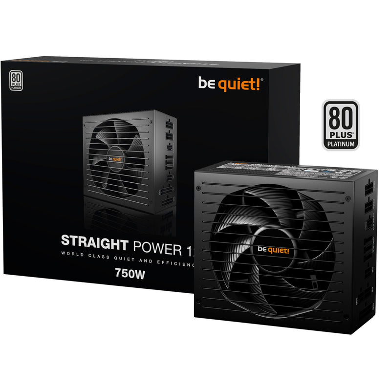 Afbeelding laden in galerijviewer, Be quiet! straight power 12 platinum modulaire 750 watt voeding (zwart, 1x 12v-2x6, 4x pcie)
