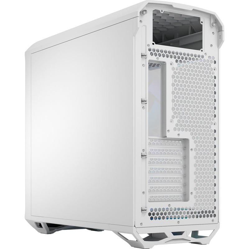 Afbeelding laden in galerijviewer, Fractal design torrent white rgb tg clear tint midi tower behuizing (wit | 2x usb-a | 1x usb-c | rgb | window)
