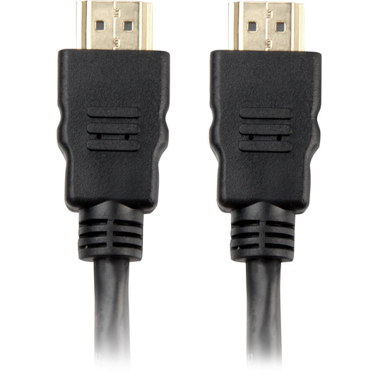 Sharkoon high speed hdmi kabel met ethernet (zwart, 1 meter, 4k, verguld)