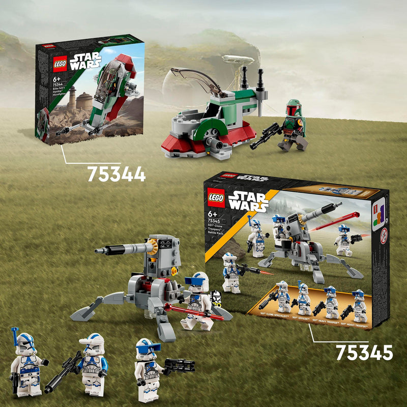 Afbeelding laden in galerijviewer, Lego star wars 501st clone troopers battle pack bouwbaar speelgoed met minifiguren - 75345
