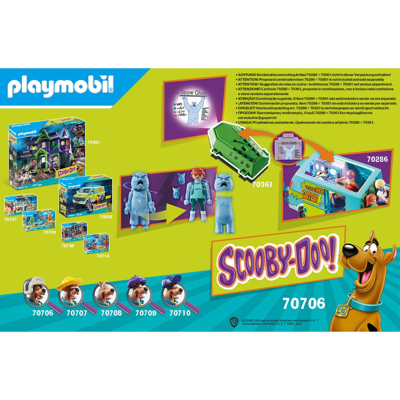 Afbeelding laden in galerijviewer, Playmobil scooby-doo! - avontuur met snow ghost constructiespeelgoed (70706)
