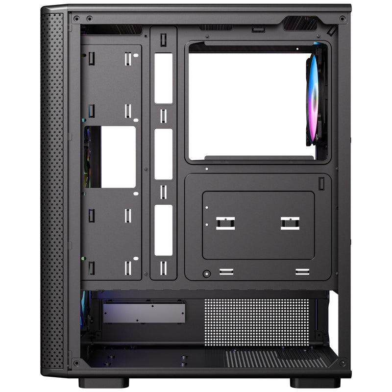 Afbeelding laden in galerijviewer, Antec vx310 argb midi tower behuizing (zwart | 3x usb-a | tempered glass)

