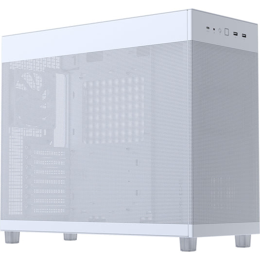 Asus prime ap303 - mesh panel midi tower behuizing (wit | 2x usb-a | 1x usb-c)