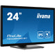 Iiyama prolite t2438msc-b1 23.8 touchscreen monitor (zwart (mat), hdmi, displayport, 2x usb-a, usb-b)