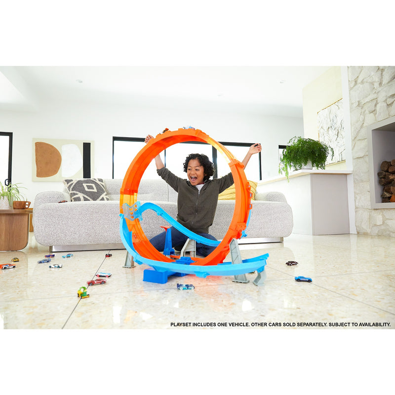 Afbeelding laden in galerijviewer, Hot wheels massive loop mayhem track set racebaan
