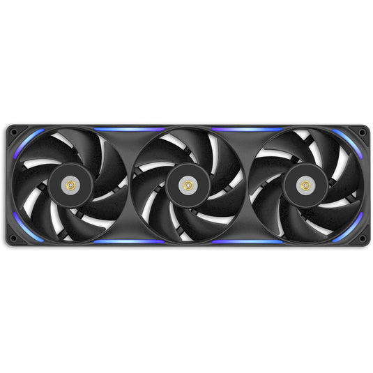 Nzxt f360x rgb case fans (zwart, 3 stuks, 360 x 120 x 30 mm, pwm)