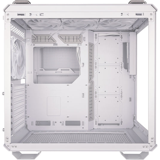 Asus tuf gaming gt502 plus midi tower behuizing (wit | 2x usb-a | 1x usb-c | tempered glass)