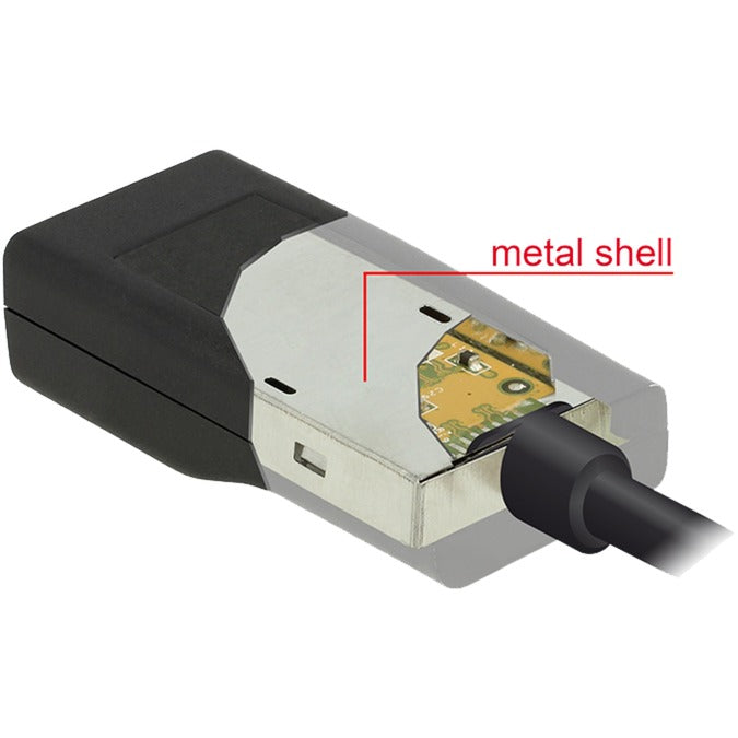 Afbeelding laden in galerijviewer, Delock usb-c > displayport adapter (zwart, dp alt mode, 4k 60 hz)
