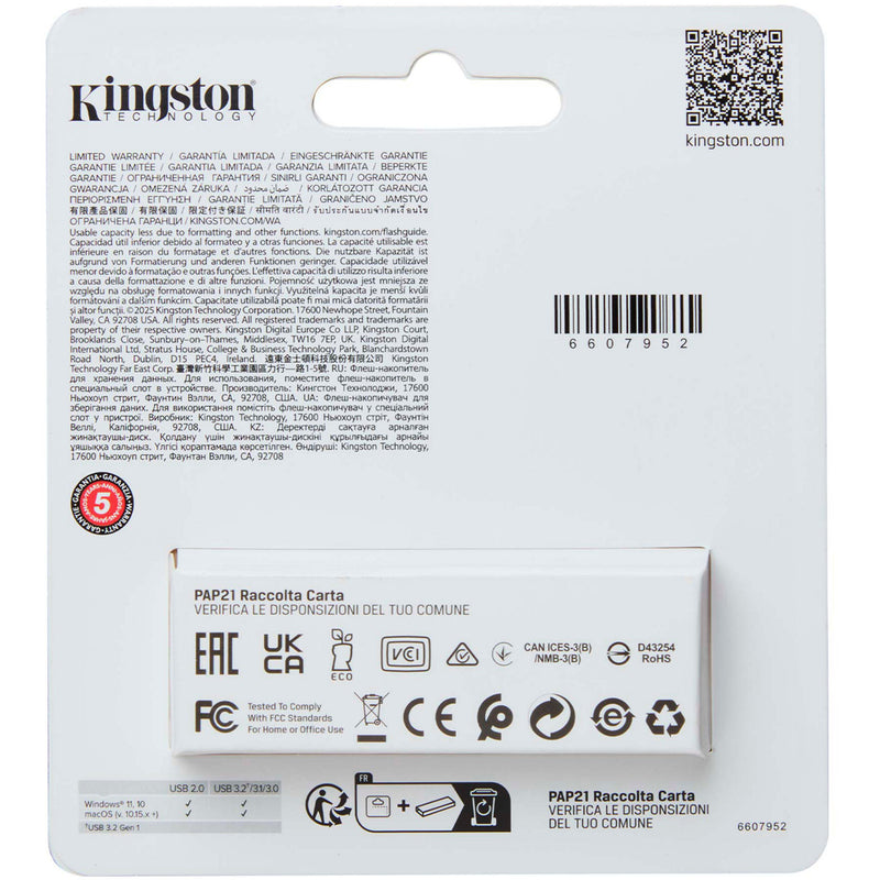 Afbeelding laden in galerijviewer, Kingston datatraveler exodia s 128 gb usb-stick (zwart lichtblauw, dtxs 128gb)
