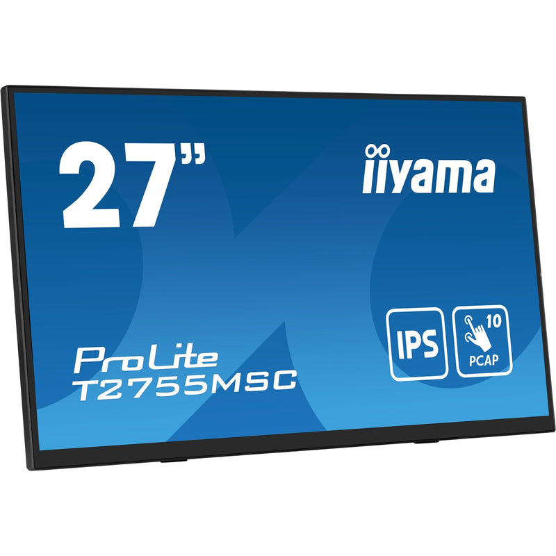 Afbeelding laden in galerijviewer, Iiyama prolite t2755msc-b1 27 touchscreen monitor (zwart, hdmi, displayport, 2x usb-a)
