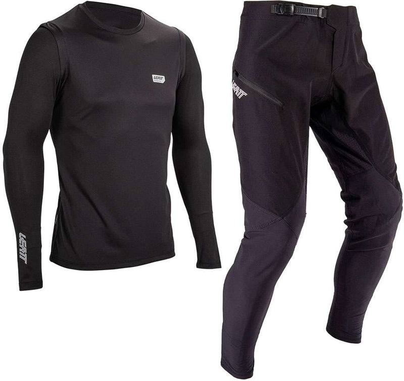 Afbeelding laden in galerijviewer, Leatt 1.0 ride kit - mtb long sleeve jersey pants
