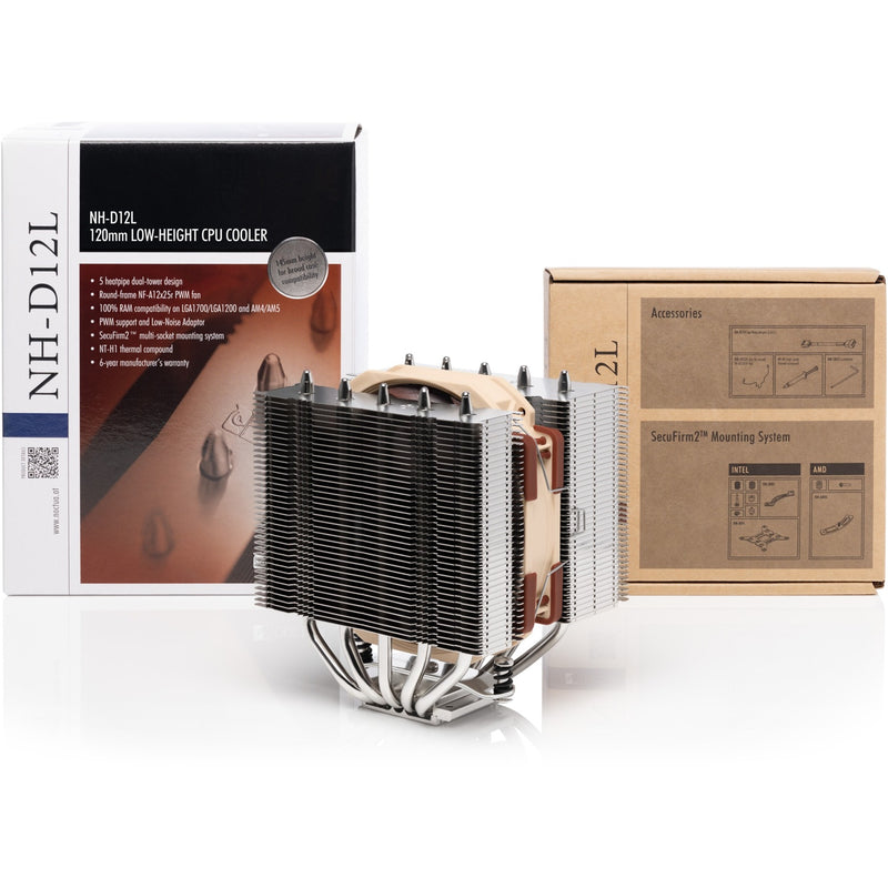 Afbeelding laden in galerijviewer, Noctua nh-d12l cpu-koeler
