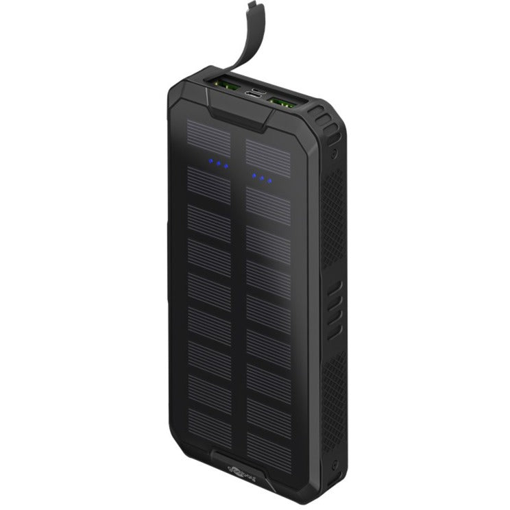 Afbeelding laden in galerijviewer, Goobay outdoor solar power bank 20,000 mah with power delivery powerbank (zwart)
