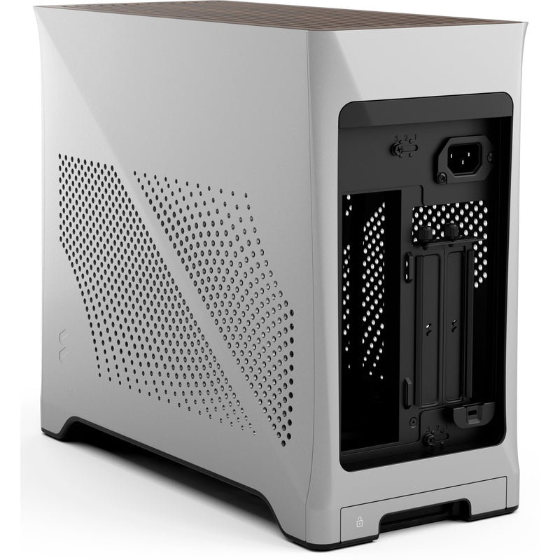 Afbeelding laden in galerijviewer, Fractal design era 2 silver mini tower behuizing (zilver | 2x usb-a | 1x usb-c)
