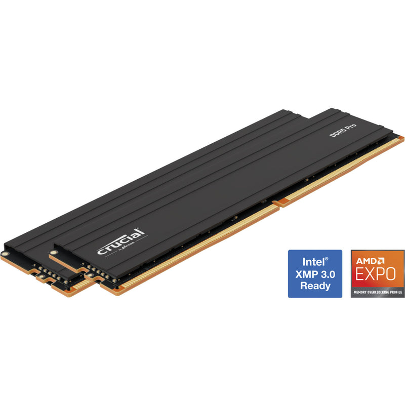 Afbeelding laden in galerijviewer, Crucial 64 gb ddr4-3200 (2x 32 gb) dual-kit werkgeheugen (zwart, cp2k32g4dfra32a, pro, xmp 2.0 )
