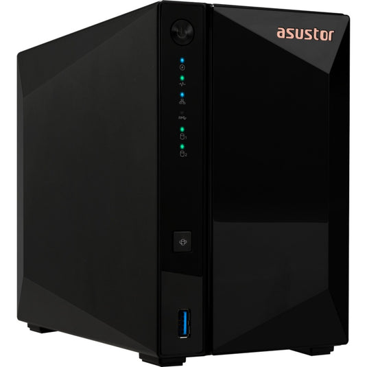 Asustor drivestor 2 pro gen2 nas (zwart, usb)
