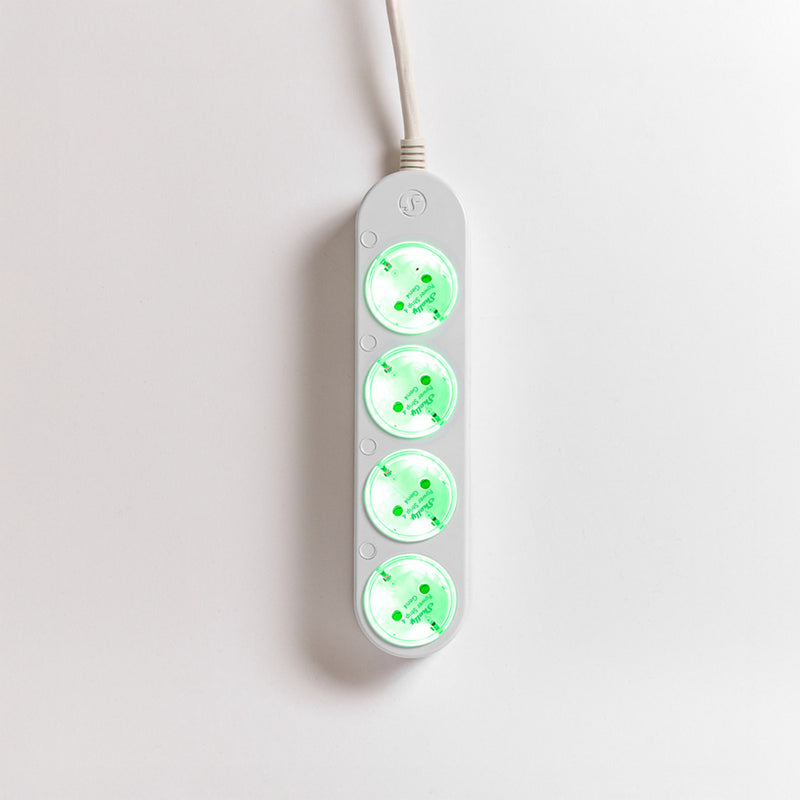 Afbeelding laden in galerijviewer, Shelly power strip gen4 stekkerdoos (wit, wifi, bluetooth, zigbee)
