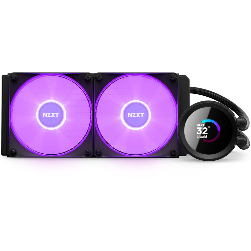 Afbeelding laden in galerijviewer, Nzxt kraken 240 rgb waterkoeling (zwart)
