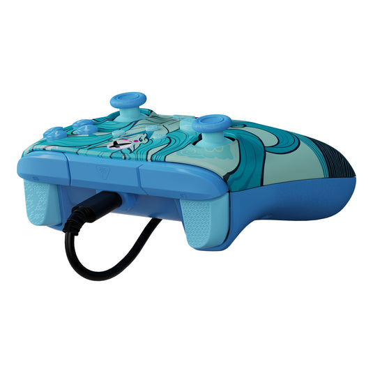 Turtle beach rematch geavanceerde bedrade controller (blue kitsune, xbox serie x|s, xbox one, pc)