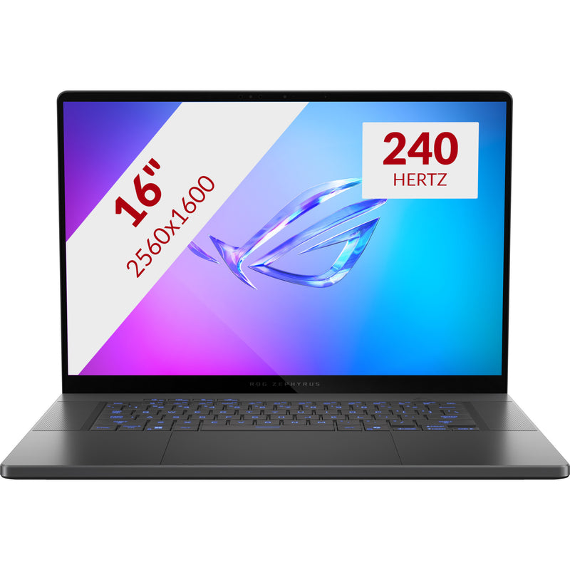 Afbeelding laden in galerijviewer, Asus rog zephyrus g16 gu605cp-qr103w 16 gaming laptop (grijs | core ultra 9 285h | rtx 5070 | 32 gb | 2 tb ssd)
