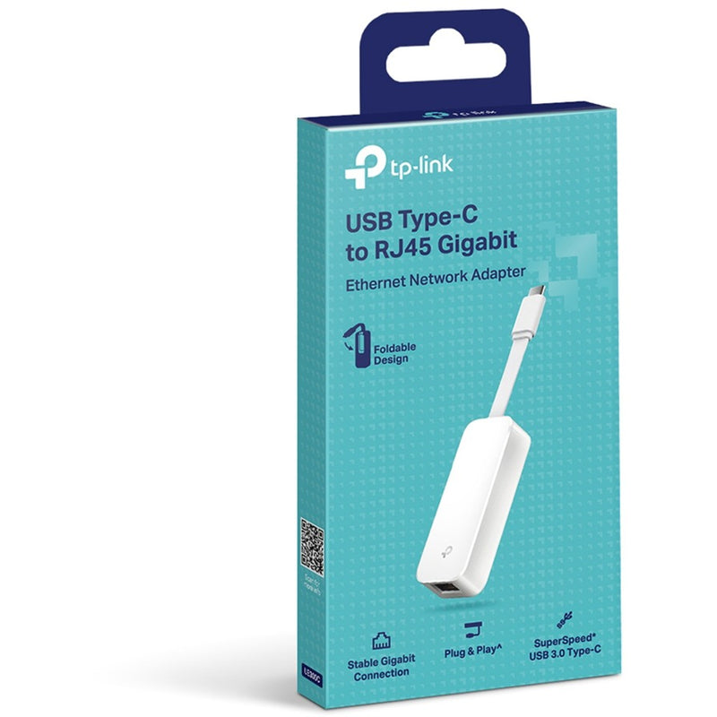 Afbeelding laden in galerijviewer, Tp-link usb type-c to rj45 gigabit ethernet netwerkadapter (wit)
