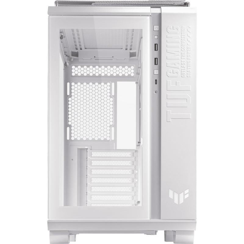 Afbeelding laden in galerijviewer, Asus tuf gaming gt502 midi tower behuizing (wit | 2x usb-a | 1x usb-c | tempered glass)
