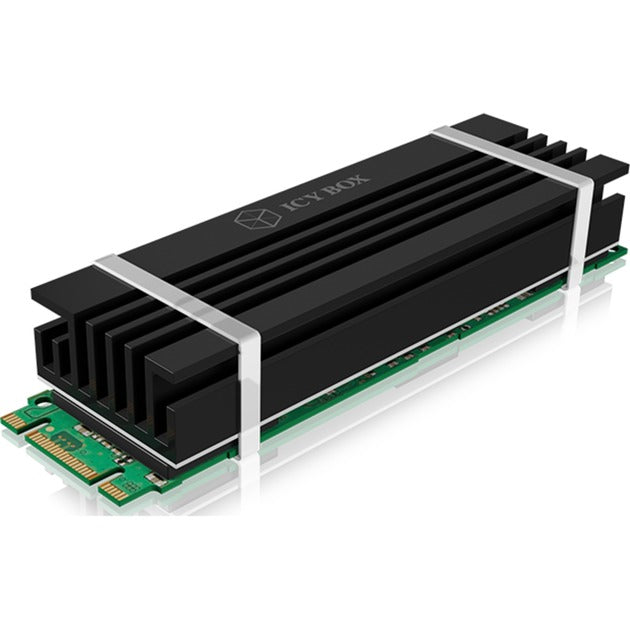Afbeelding laden in galerijviewer, Icy box ib-m2hs-70 heatsink (zwart, ondersteunt m.2 2280 ssd)
