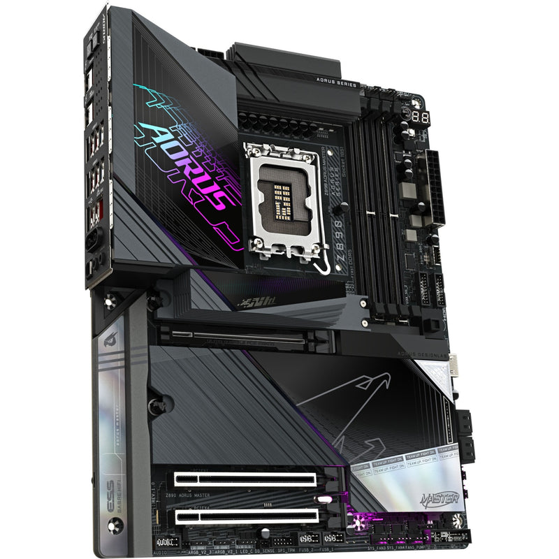 Afbeelding laden in galerijviewer, Gigabyte z890 aorus master socket 1851 moederbord (raid, 10gb-lan, wi-fi 7, bt, sound, atx)
