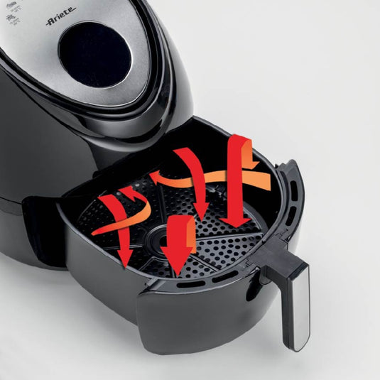 Ariete airy fryer xxl heteluchtfriteuse (zwart, 2.5 kg | 5.5 liter)