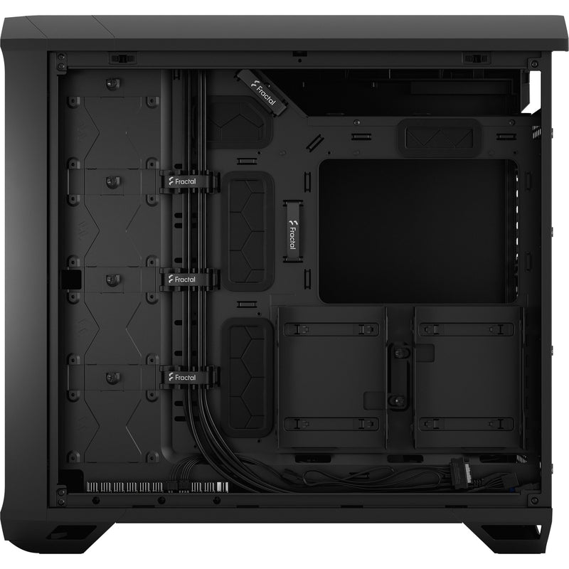 Afbeelding laden in galerijviewer, Fractal design torrent black solid midi tower behuizing (zwart | 2x usb-a | 1x usb-c)
