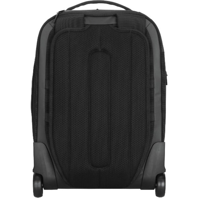 Afbeelding laden in galerijviewer, Targus 15.6” ecosmart mobile tech traveler rolling backpack trolley (zwart)
